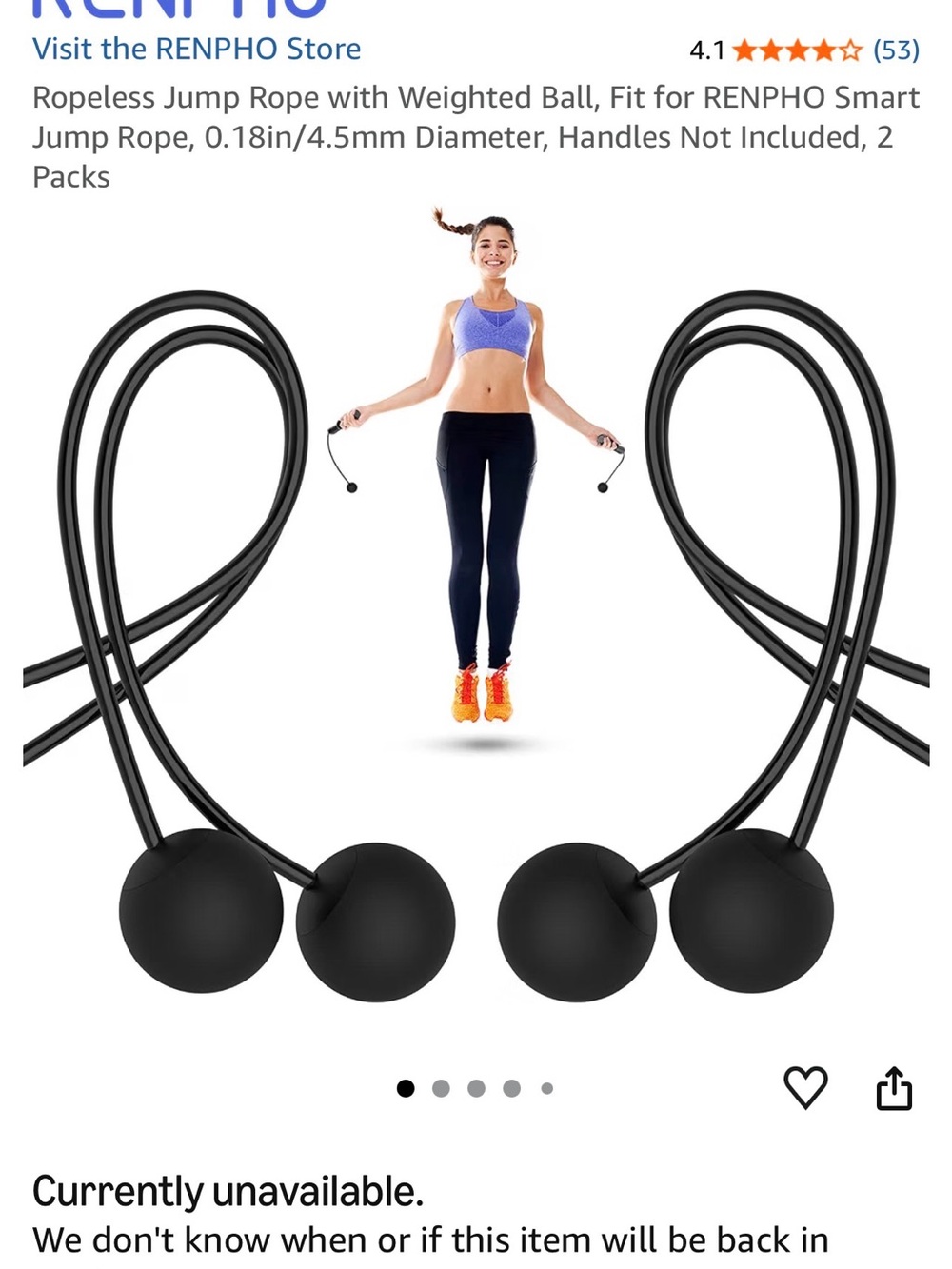 Renpho Jump Rope - Picture 5 of 6